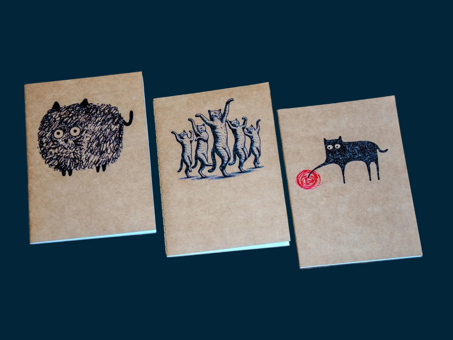 Travel Journal Set | Glum Lot Press | The Cat Pack