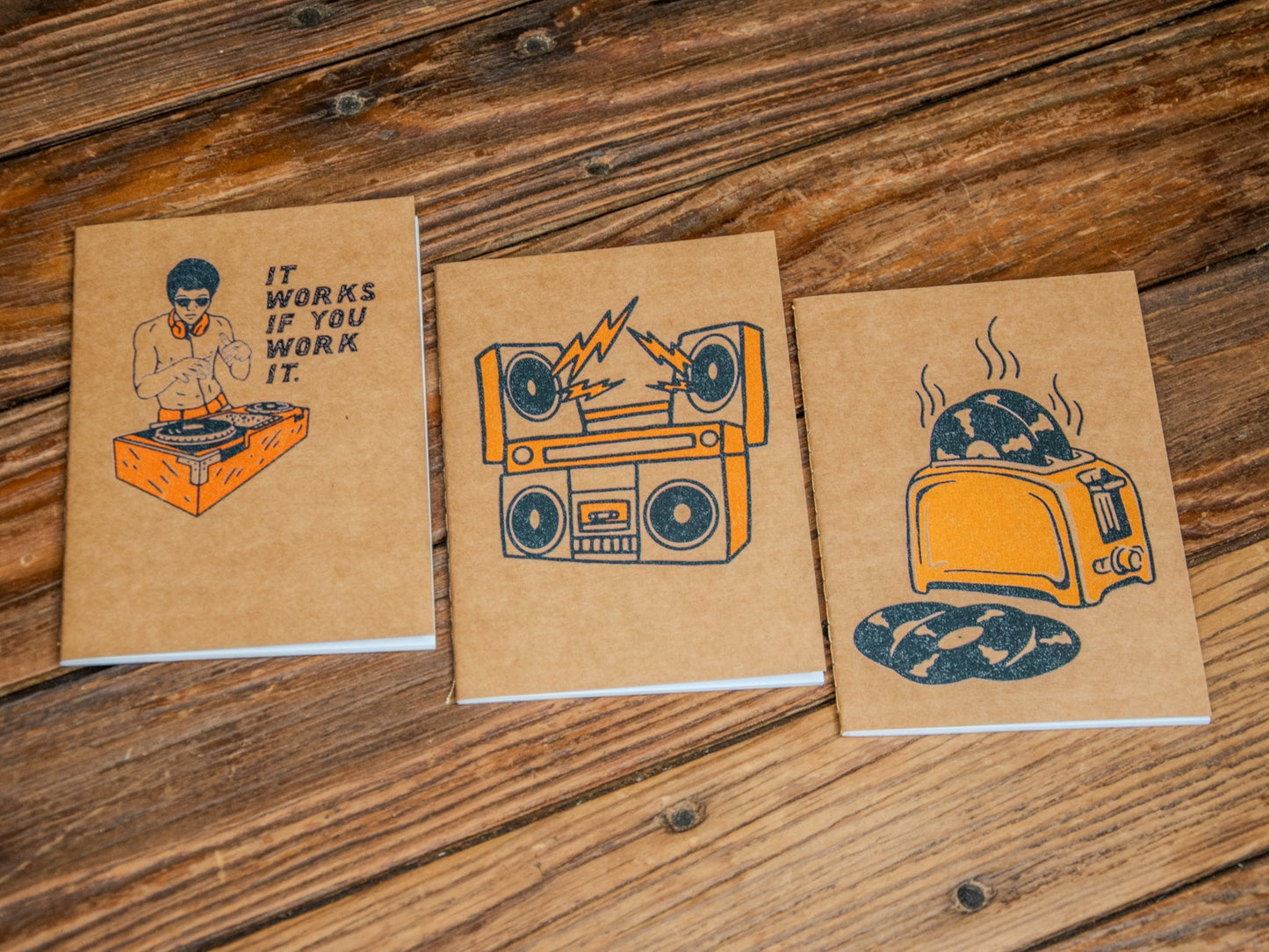 Travel Journal Set | Glum Lot Press | Drop Beats not Bombs Pack