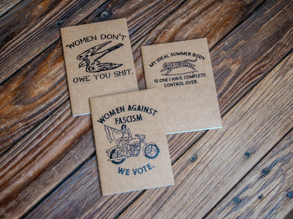 Travel Journal Set | Glum Lot Press | Keep Fighting Pack