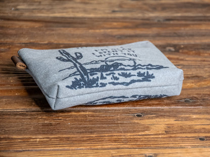 The Canvas Printed Zipper Pouch | Perfect Day