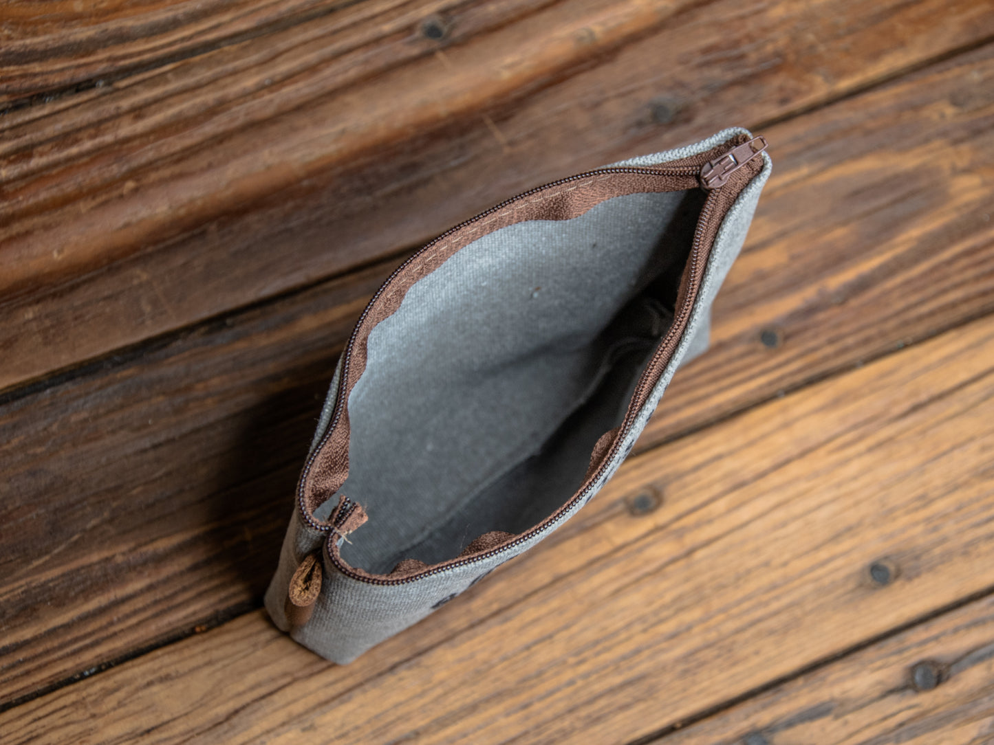 The Canvas Printed Zipper Pouch | Perfect Day