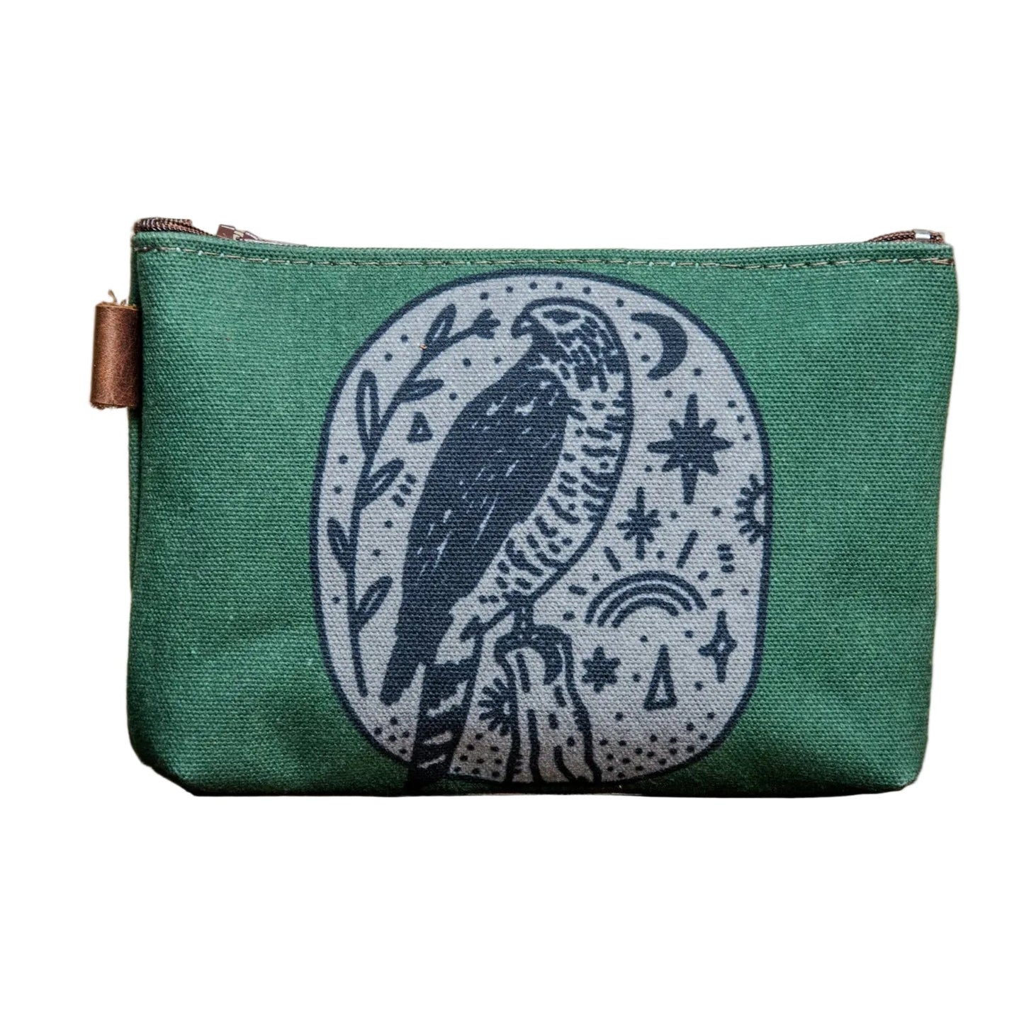 The Canvas Printed Zipper Pouch | The Magic Hawk