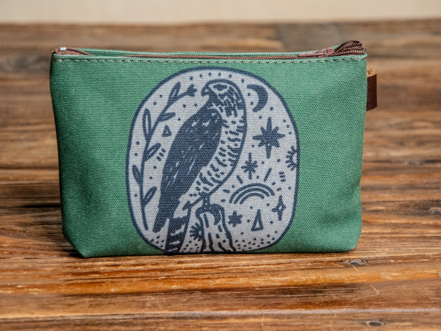 The Canvas Printed Zipper Pouch | The Magic Hawk