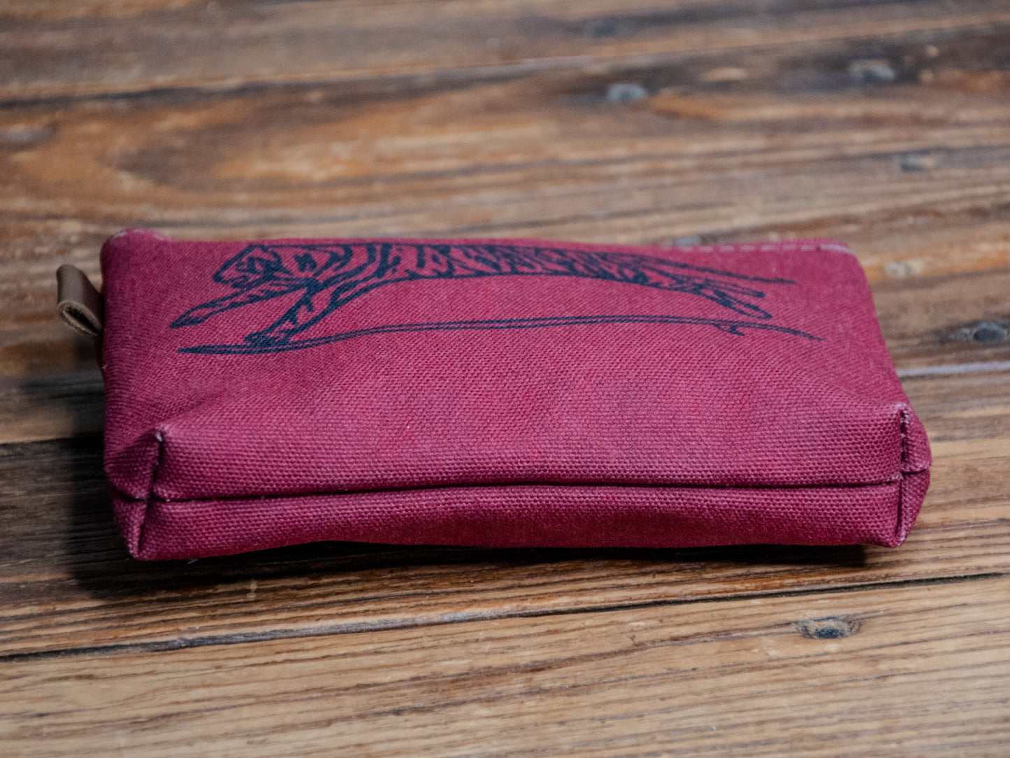 The Canvas Printed Zipper Pouch |  Tiger On Board