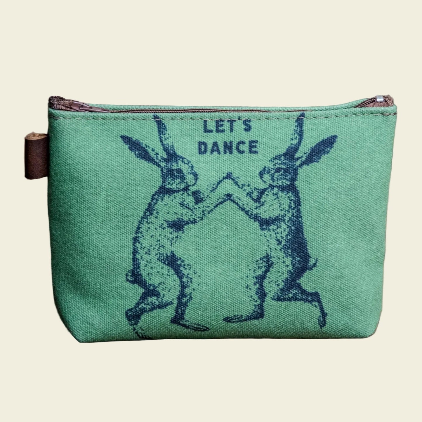 The Canvas Printed Zipper Pouch | Let's Dance