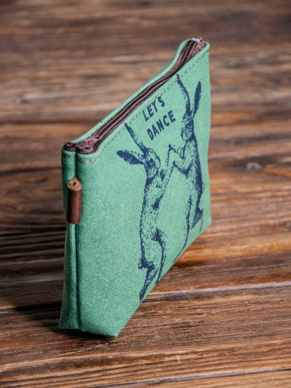 The Canvas Printed Zipper Pouch | Let's Dance