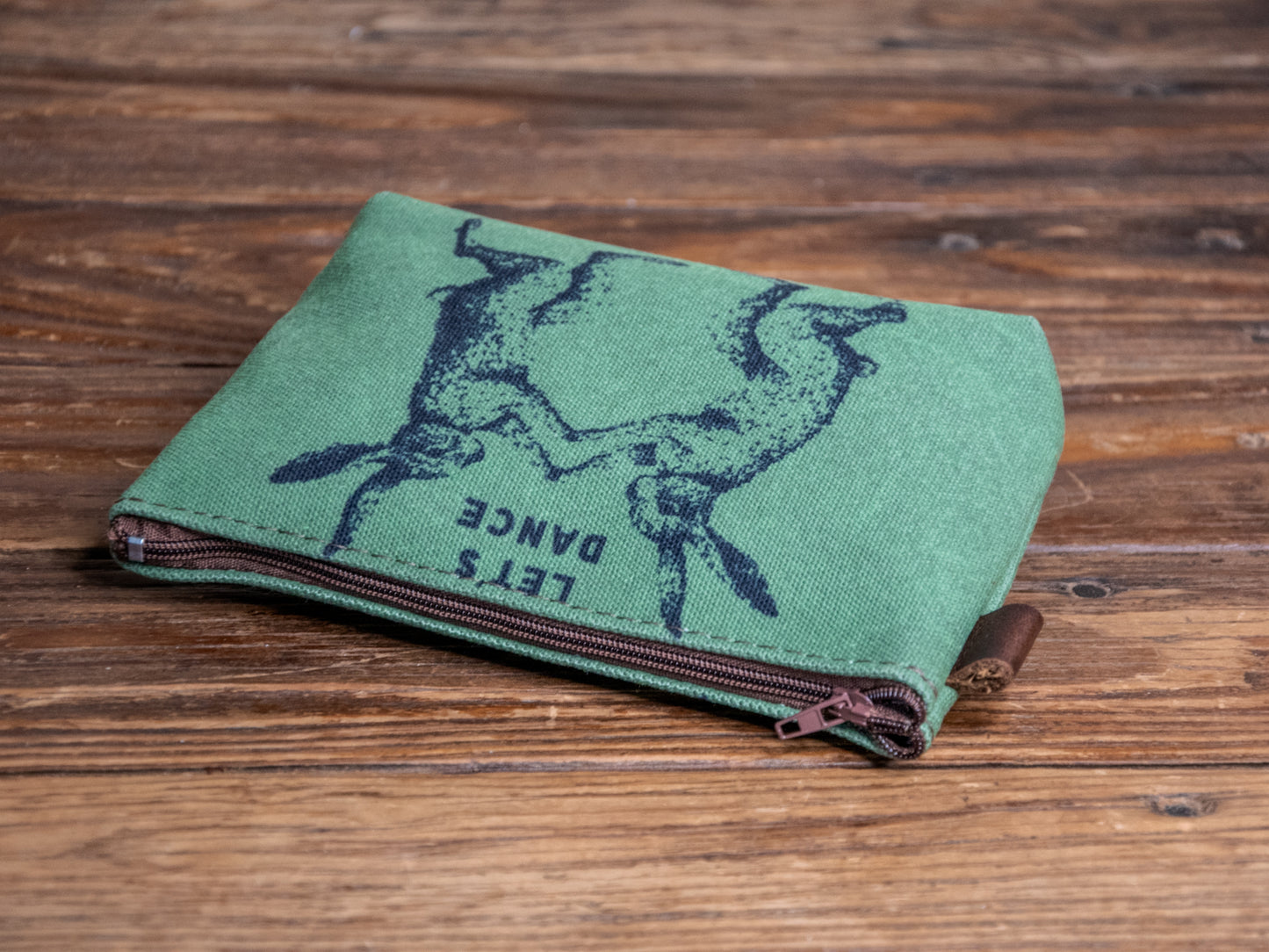 The Canvas Printed Zipper Pouch | Let's Dance