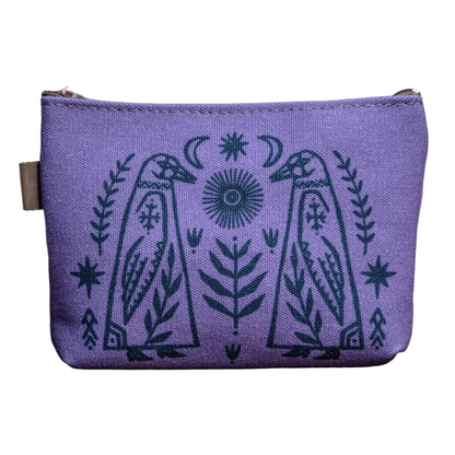 The Canvas Printed Zipper Pouch | Two Birds