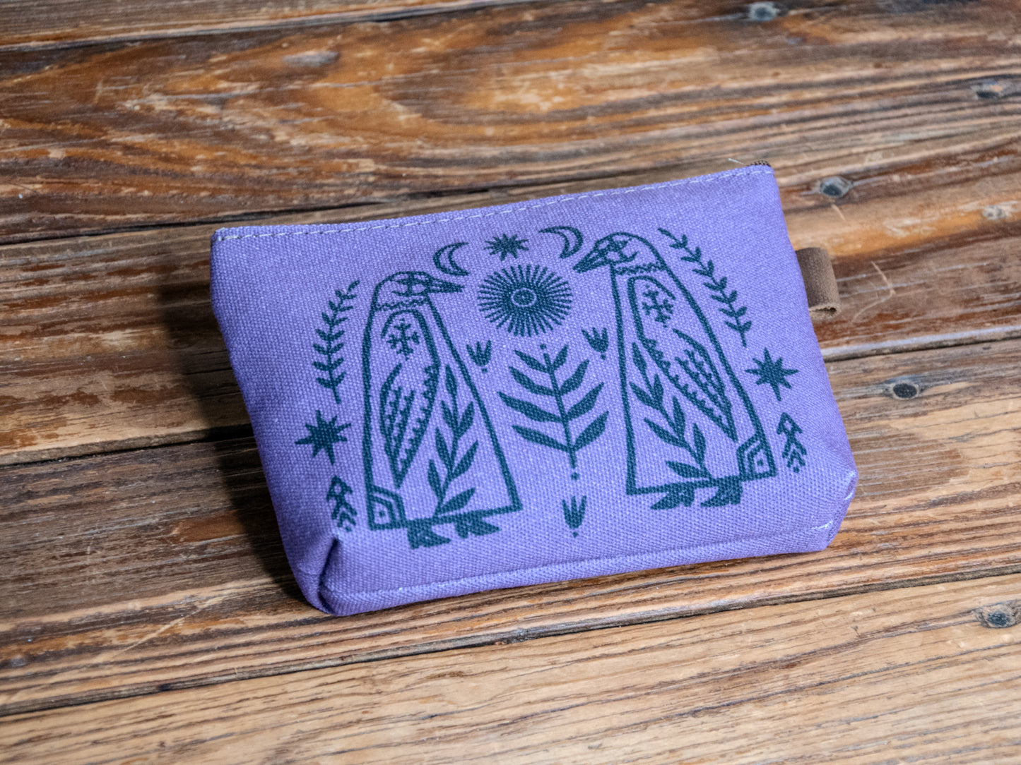 The Canvas Printed Zipper Pouch | Two Birds