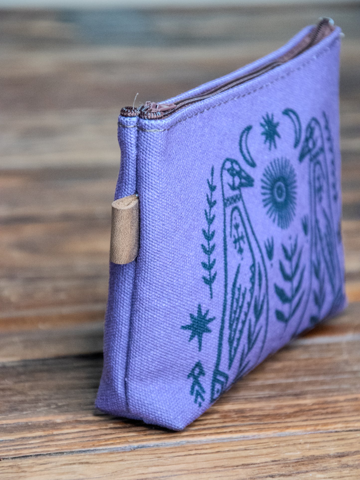 The Canvas Printed Zipper Pouch | Two Birds