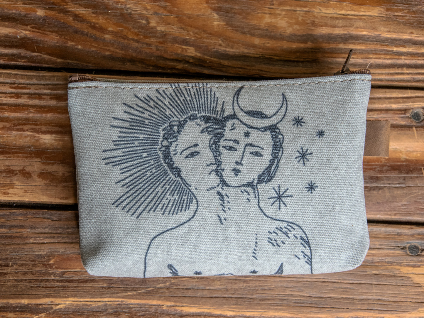 The Canvas Printed Zipper Pouch | One Magic Mind
