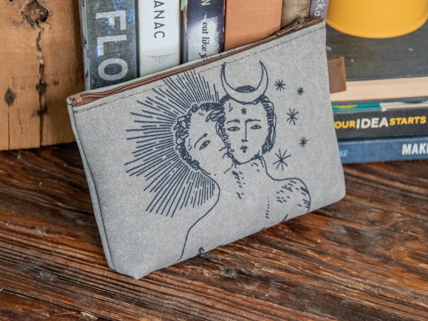 The Canvas Printed Zipper Pouch | One Magic Mind