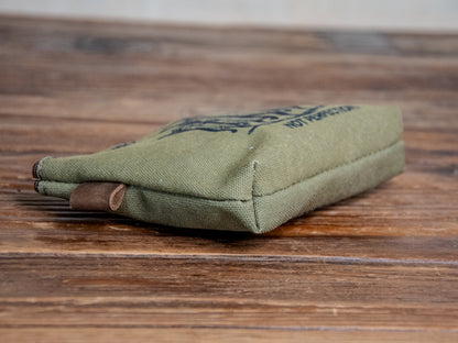 The Canvas Printed Zipper Pouch | Progress Not Perfection