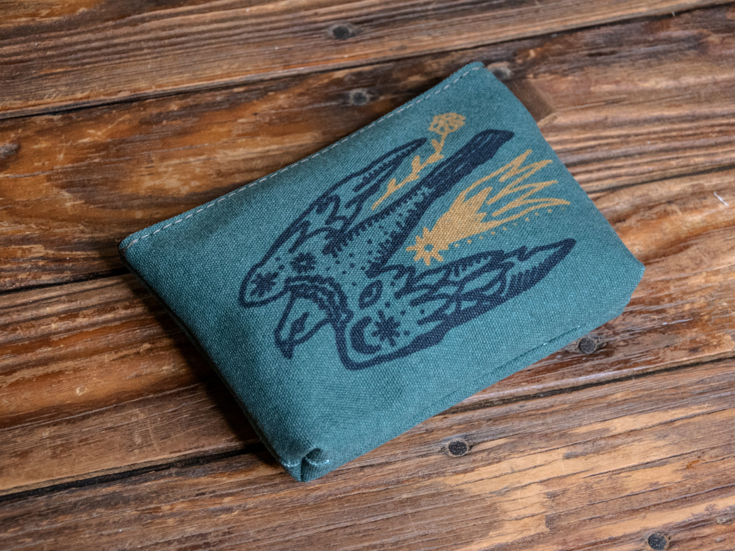 The Canvas Printed Zipper Pouch | This bird has flown