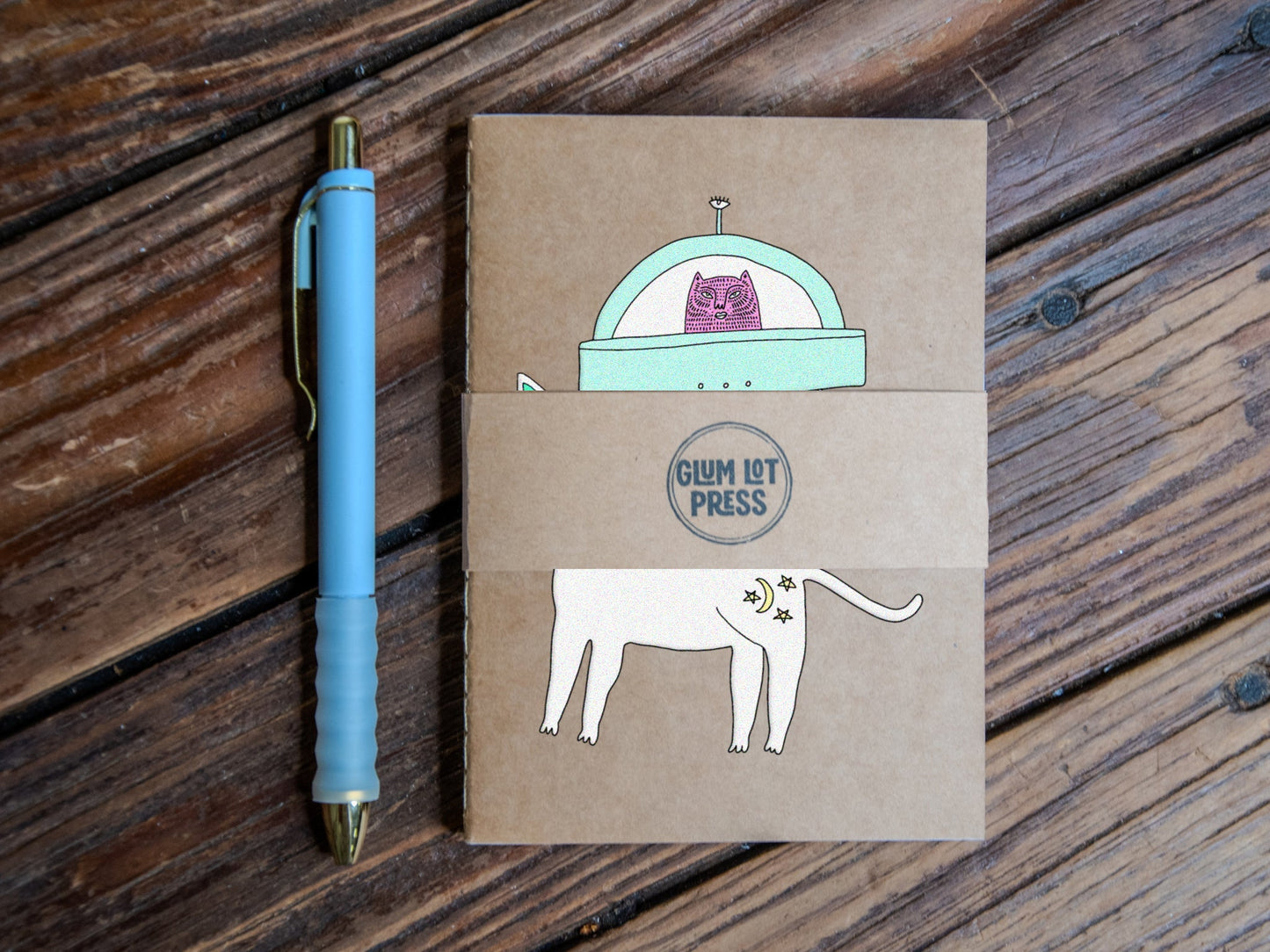 Travel Journal Set | Alien Magic Cats Pack