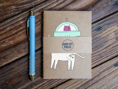 Travel Journal Set | Alien Magic Cats Pack