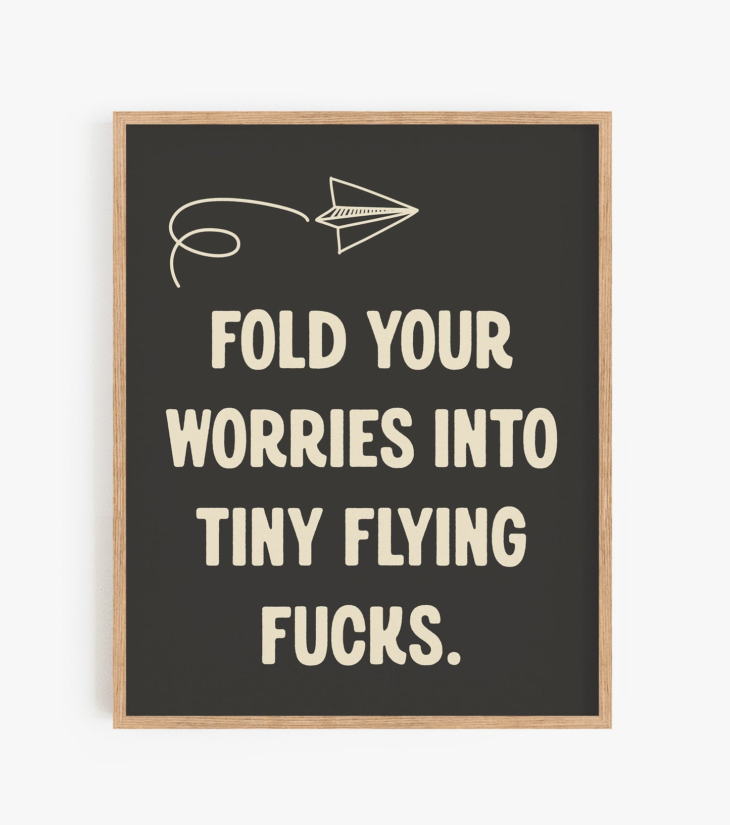 Flying Fucks Wall Art | 8 x 10 | Giclee Fine Art Print