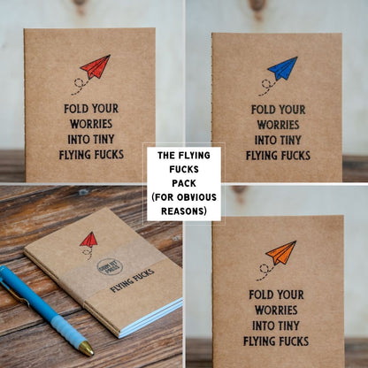 Travel Journal Set | Flying Fucks Pack