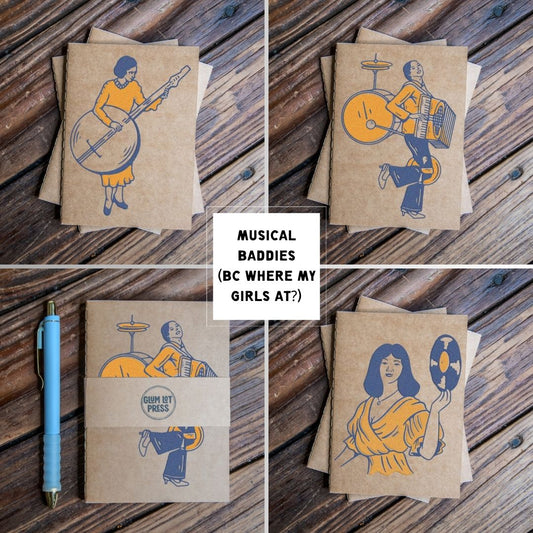 Travel Journal Set |  Musical Badasses Pack