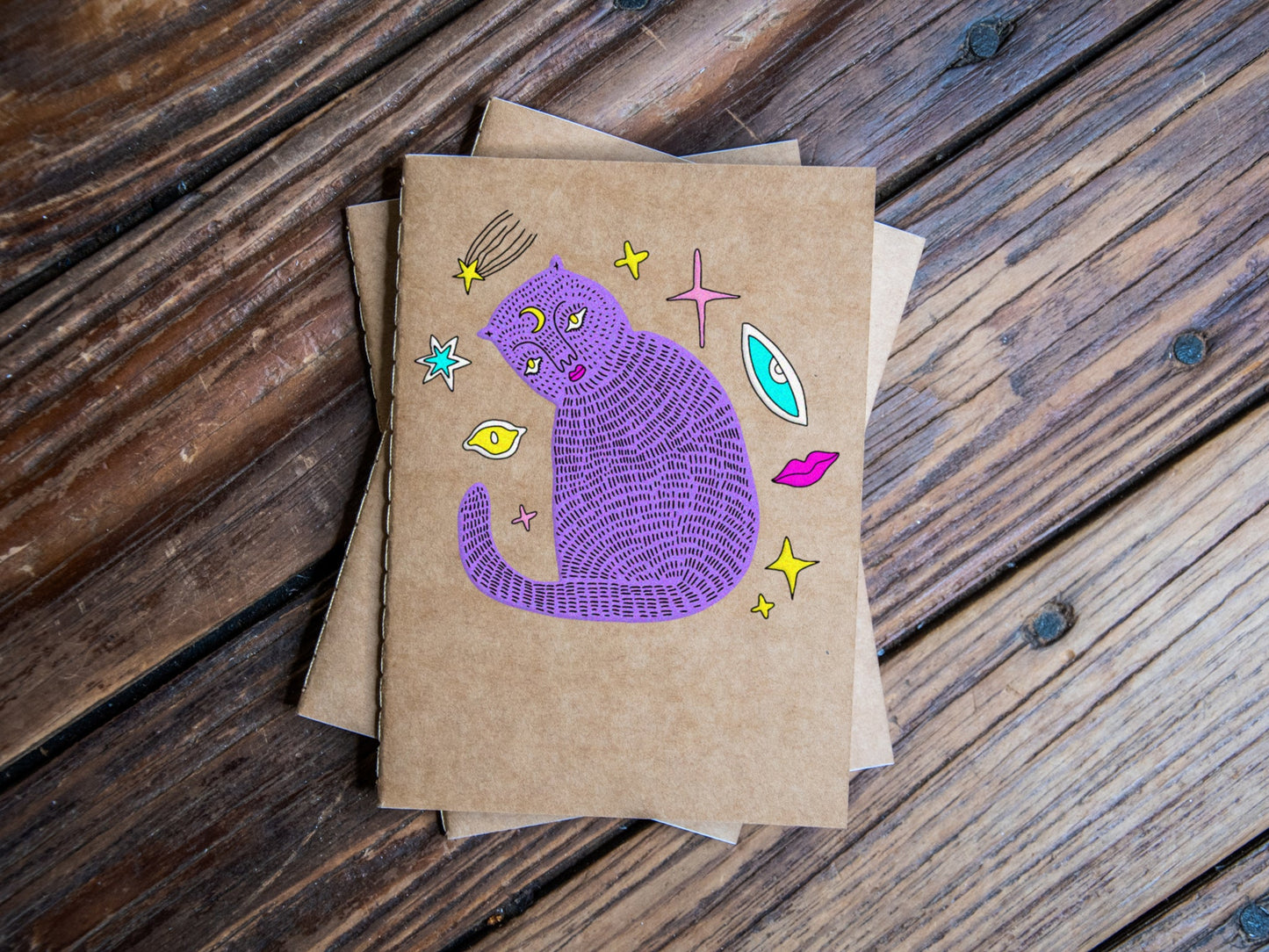 Travel Journal Set | Alien Magic Cats Pack