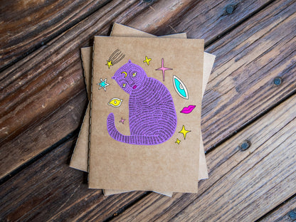 Travel Journal Set | Alien Magic Cats Pack